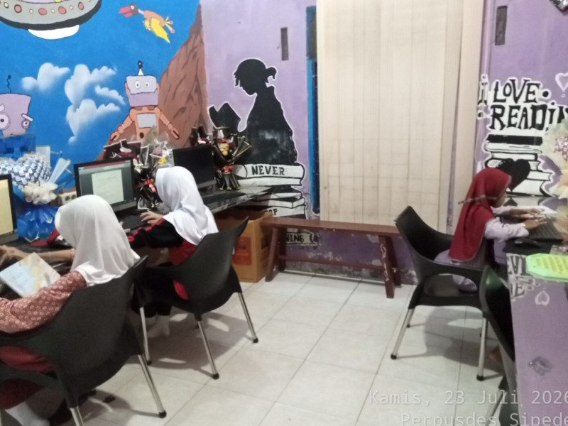 Kegiatan Membaca dan Belajar Komputer Tanggal 23 Juli 2026