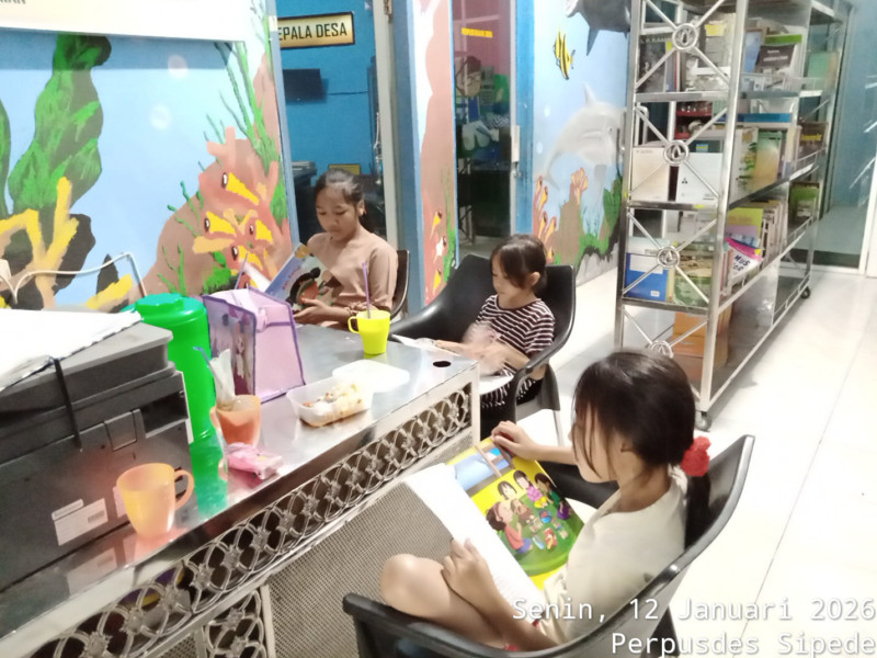 Kegiatan Membaca dan Belajar Komputer Tanggal 12 Januari 2026