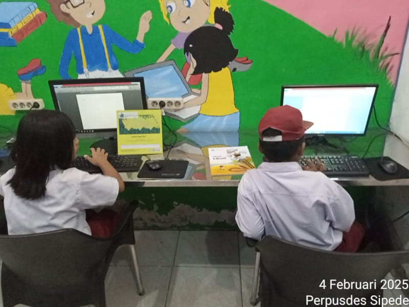 Kegiatan Membaca dan Belajar Komputer Tanggal 04 Februari 2025