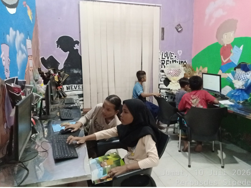 Kegiatan Membaca dan Belajar Komputer Tanggal 10 Juli 2026