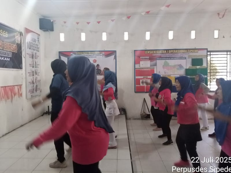 Kegiatan Senam Sehat Tanggal 22 Juli 2025