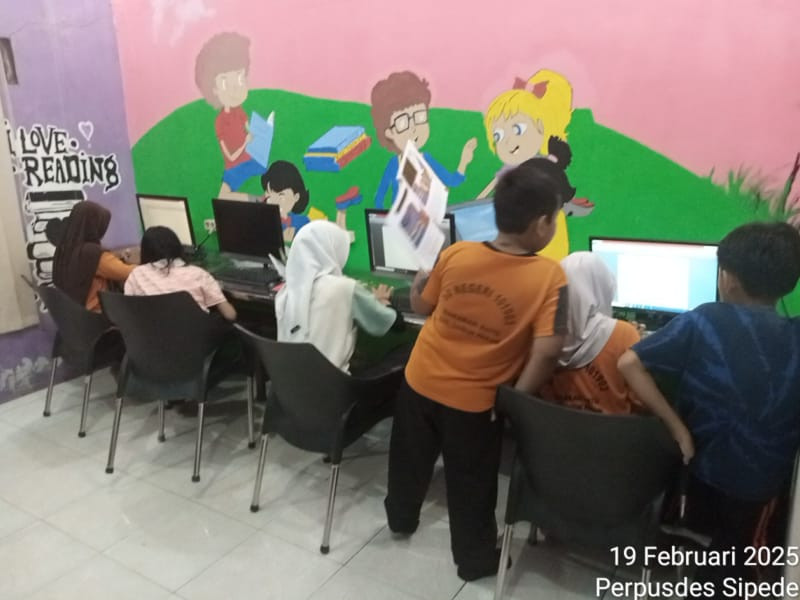 kegiatan Membaca dan Belajar Komputer Tanggal 19 Februari 2025