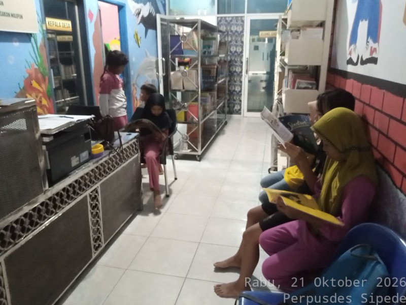 Kegiatan Membaca dan Belajar Komputer Tanggal 21 Oktober 2026