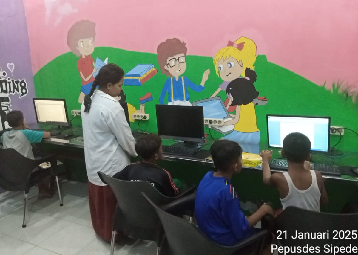 Kegiatan Membaca dan Belajar Komputer Tanggal 21 Januari 2025