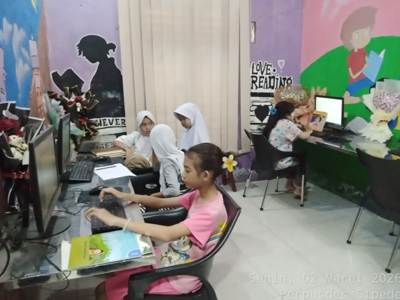 Kegiatan Membaca dan Belajar Komputer Tanggal 02 Maret 2026