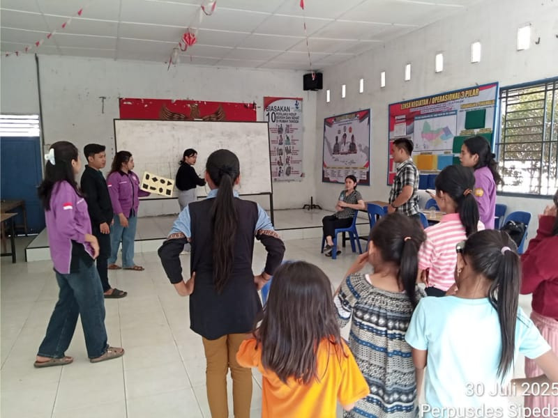 Kegiatan Tematik Literasi Mengulas Kembali Isi Cerita dan Bermain Game Tanggal 30 Juli 2025