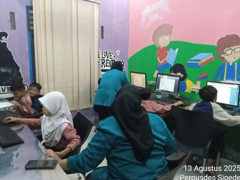 Kegiatan Les Komputer Tanggal 13 Agustus 2025