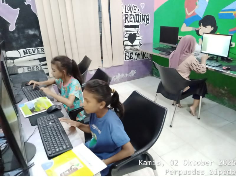 Kegiatan Membaca dan Belajar Komputer Tanggal 02 Oktober 2025