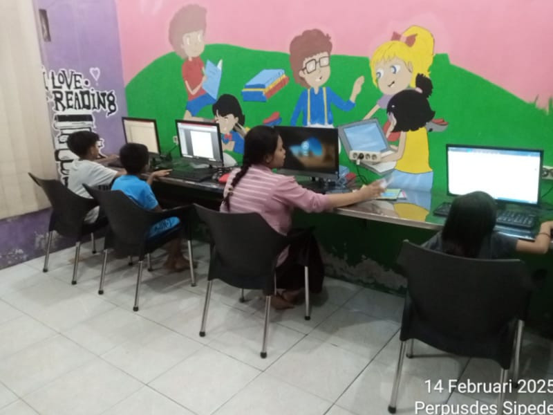 Kegiatan Membaca dan Belajar Komputer Tanggal 14 Februari 2025