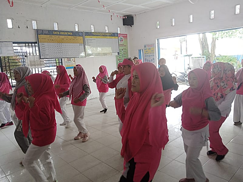 Kegiatan Senam Sehat Tanggal 18 Februari 2025