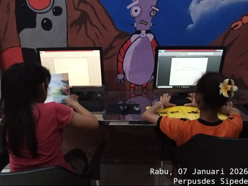 Kegiatan Membaca dan Belajar Komputer Tanggal 07 Januari 2026