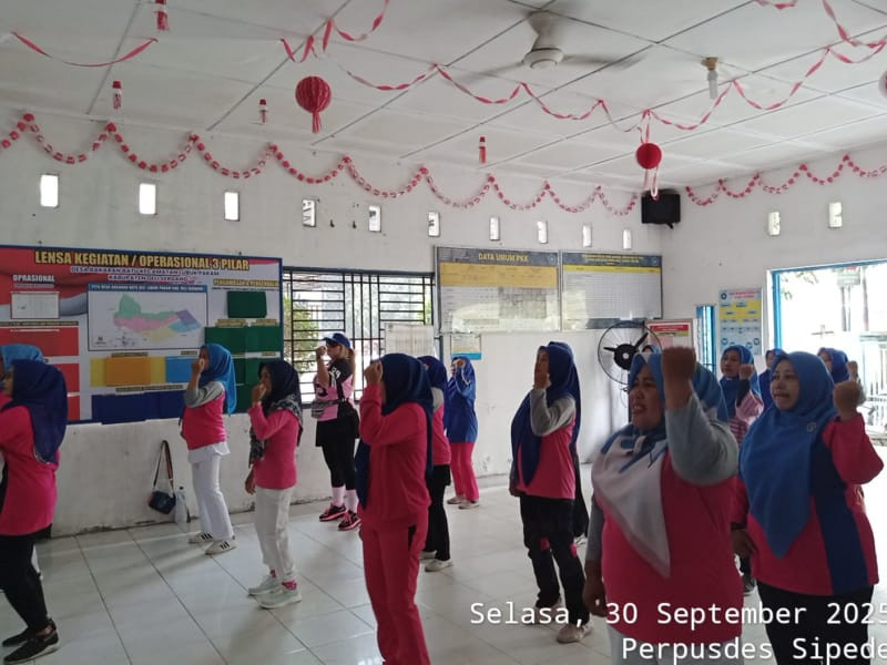 Kegiatan Senam Sehat Tanggal 30 September 2025