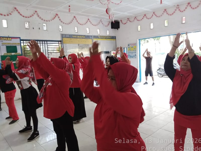 Kegiatan Senam Sehat Tanggal 13 Januari 2025