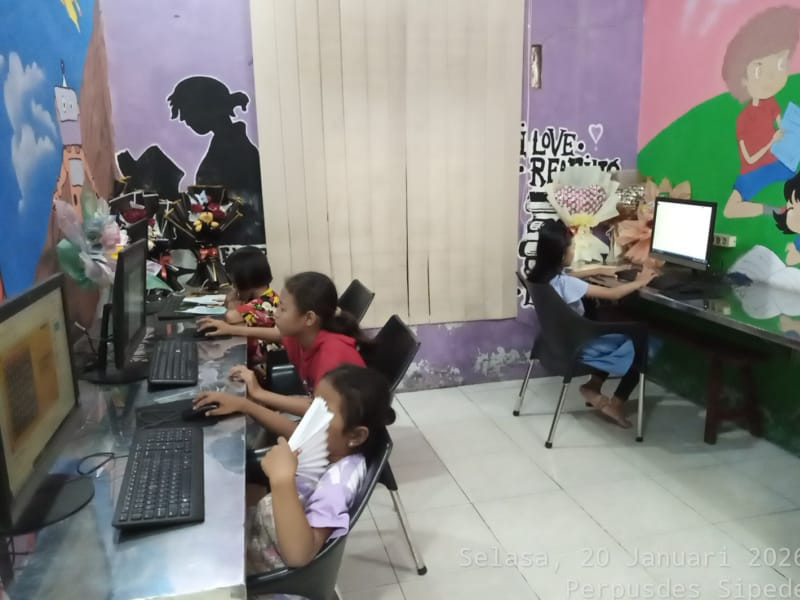 Kegiatan Membaca dan Belajar Komputer Tanggal 20 Januari 2026