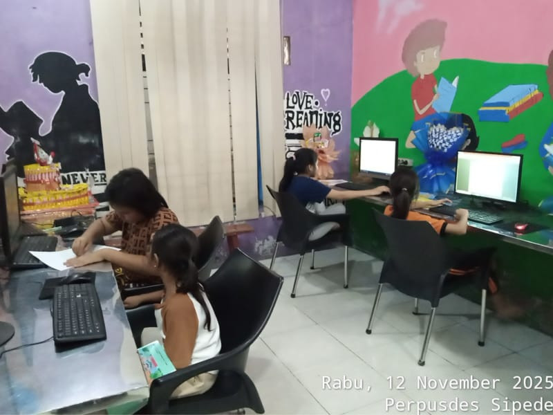 Kegiatan Membaca dan Belajar Komputer Tanggal 12 November 2025