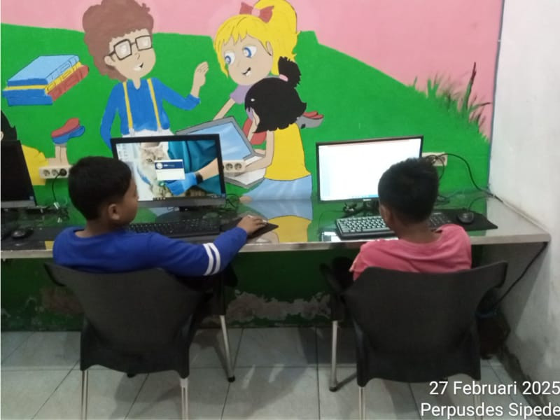 Kegiatan Membaca dan Belajar Komputer Tanggal 27 Februari 2025