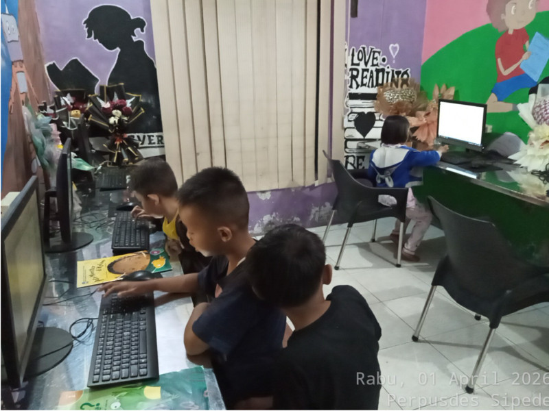 Kegiatan Membaca dan Belajar Komputer Tanggal 01 April 2026