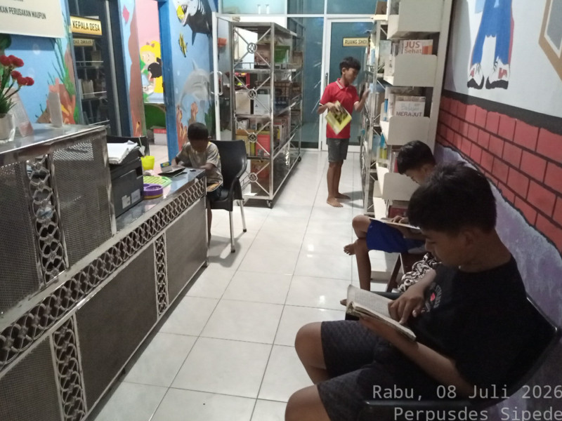 Kegiatan Membaca dan Belajar Komputer Tanggal 08 Juli 2026