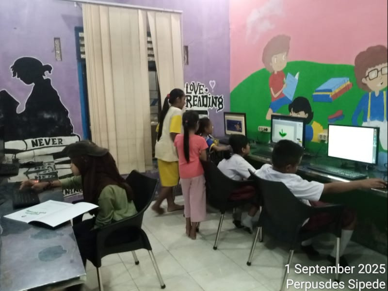 Kegiatan Membaca dan Belajar Komputer Tanggal 01 September 2025