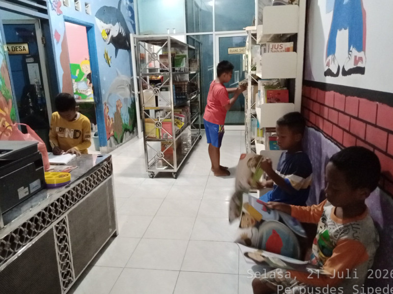 Kegiatan Membaca dan Belajar Komputer Tanggal 21 Juli 2026