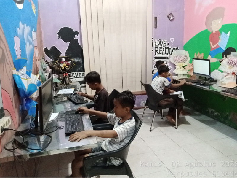 Kegiatan Membaca dan Belajar Komputer Tanggal 06 Agustus 2026