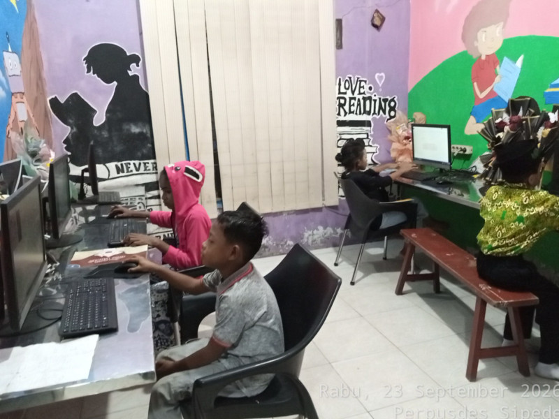 Kegiatan Membaca dan Belajar Komputer Tanggal 23 September 2026