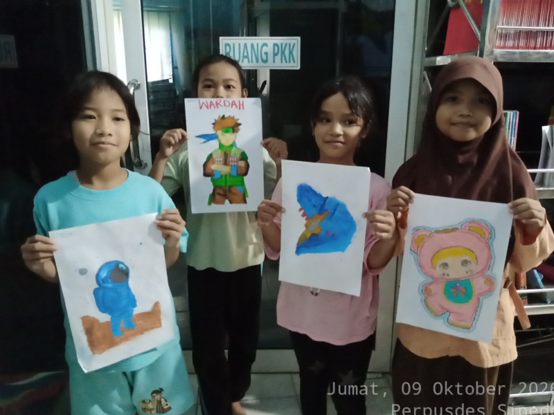 Kegiatan Membaca dan Mewarnai Tanggal 09 Oktober 2026