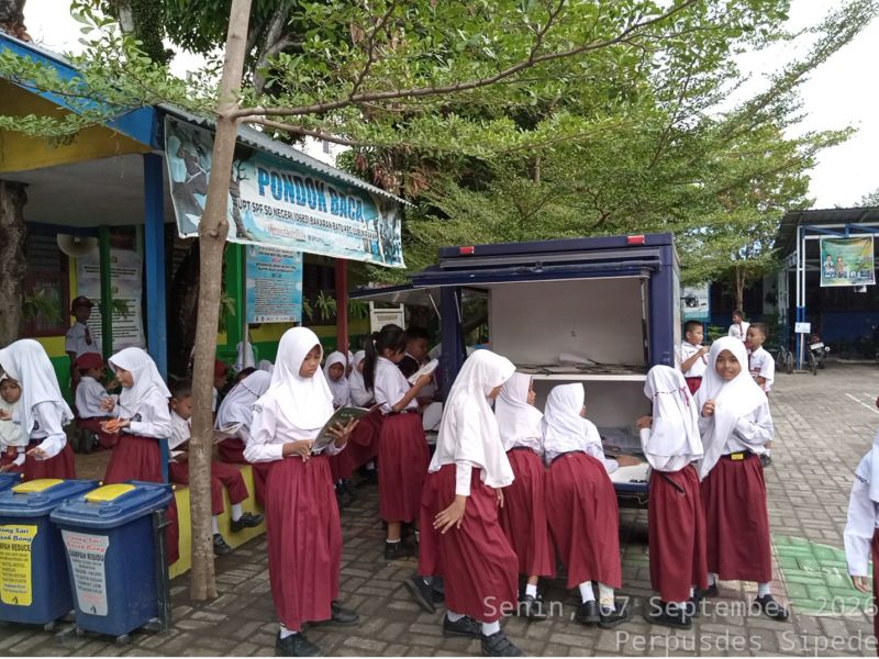 Kegiatan Perpustakaan Keliling di SDN 106831 dan SDN 101903 Dusun I Tanggal 07 September 2026