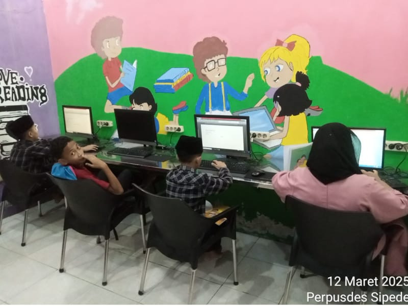 Kegiatan Membaca dan Belajar Komputer Tanggal 12 Maret 2025